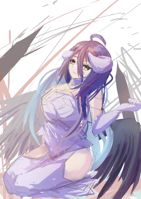 #Overlord #Albedo #イラスト 