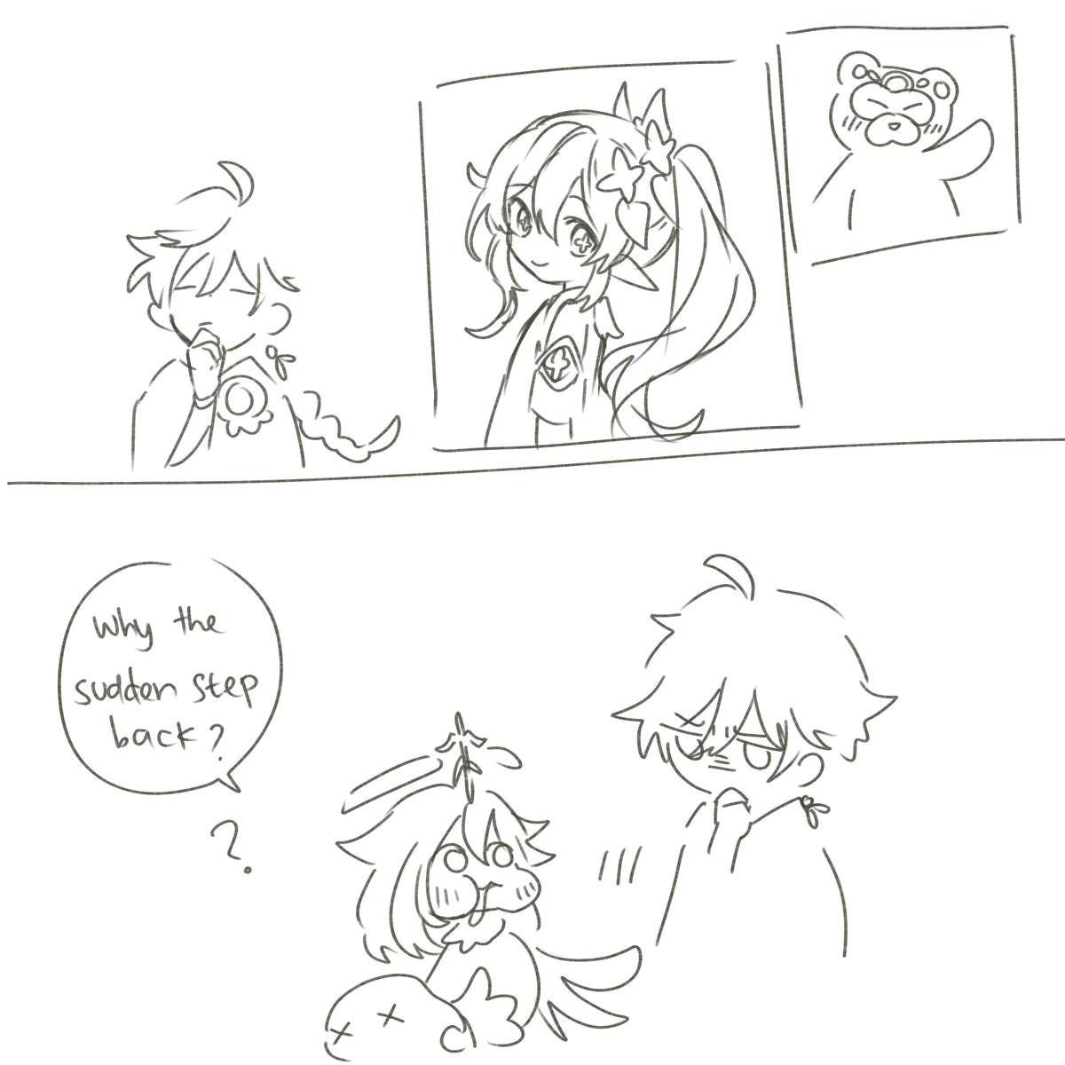 are you liking slime bec it holds elemental power paimon are you trying to be big 