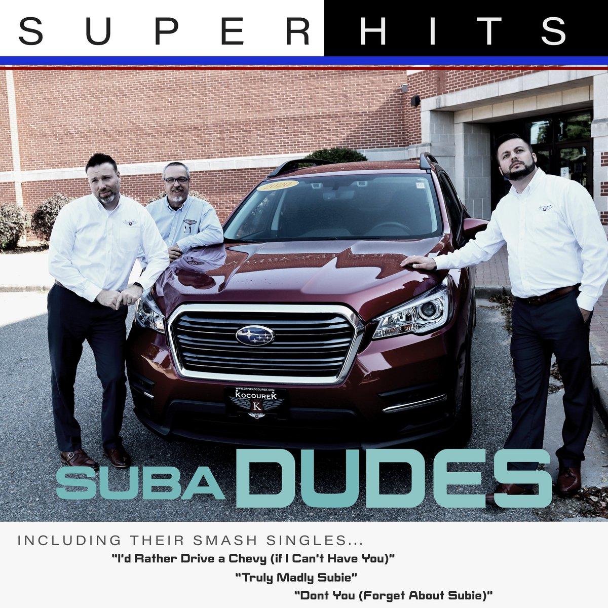 Managers at a car dealership... or boy band about to drop an album? #subadudes