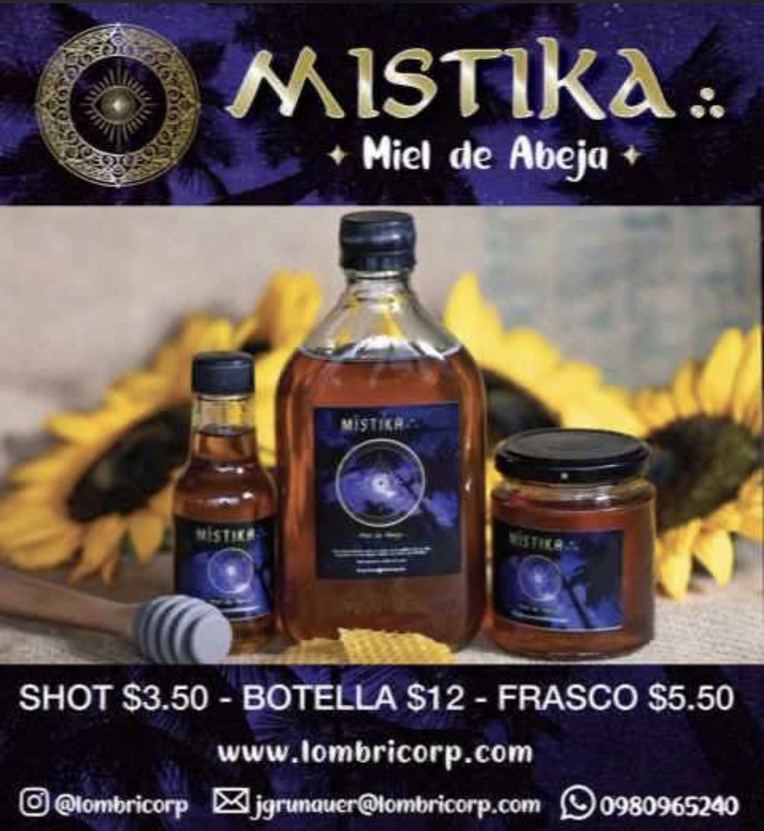 Lombricorp1's tweet photo. ‼️ Ya tenemos stock de nuestra ✨#mistika ✨ #MielDeAbeja 💯% pura🍯🐝🍯🐝🍯🐝🍯🐝🍯🐝🍯 #somosLombricorp #medioambiente #VidaDeCampo #farmLife https://t.co/EkXAdNK425