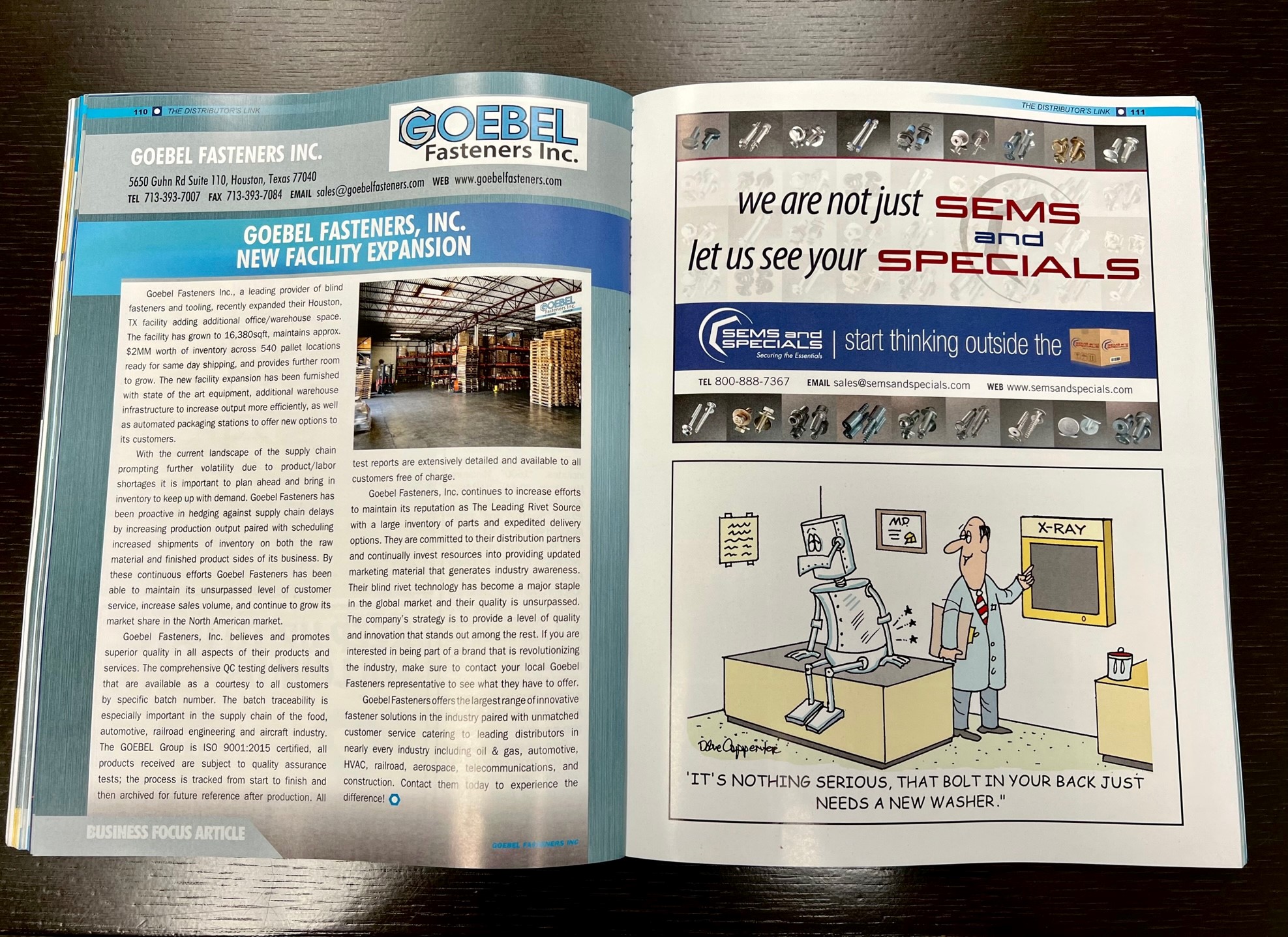 Goebel Fasteners, Inc. on Twitter "We want to give a big shout out to OfficialLinkMag for