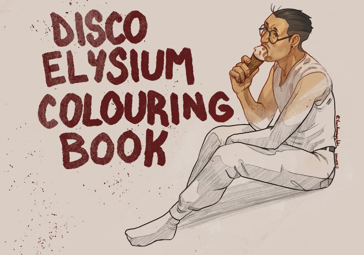 The Disco Elysium Colouring book is now available for download! SFW 🫁 averagejoke.itch.io/disco-elysium-… NSFW🍆averagejoke.itch.io/disco-elysium-…