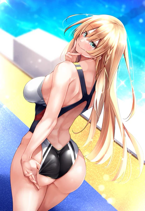 金剛
#アズレン競泳水着部 #アズールレーン 