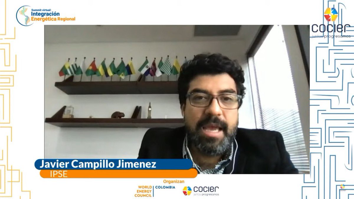 COCIER_'s tweet photo. #SummitVirtual | Continuamos con nuestro módulo 3: Seguridad energética y transición

“Es necesario lograr que los proyectos de infraestructura y los ciudadanos puedan convivir en armonía” - Javier Campillo, Director general del @IPSEnergiaZNI https://t.co/DrYXTormTO
