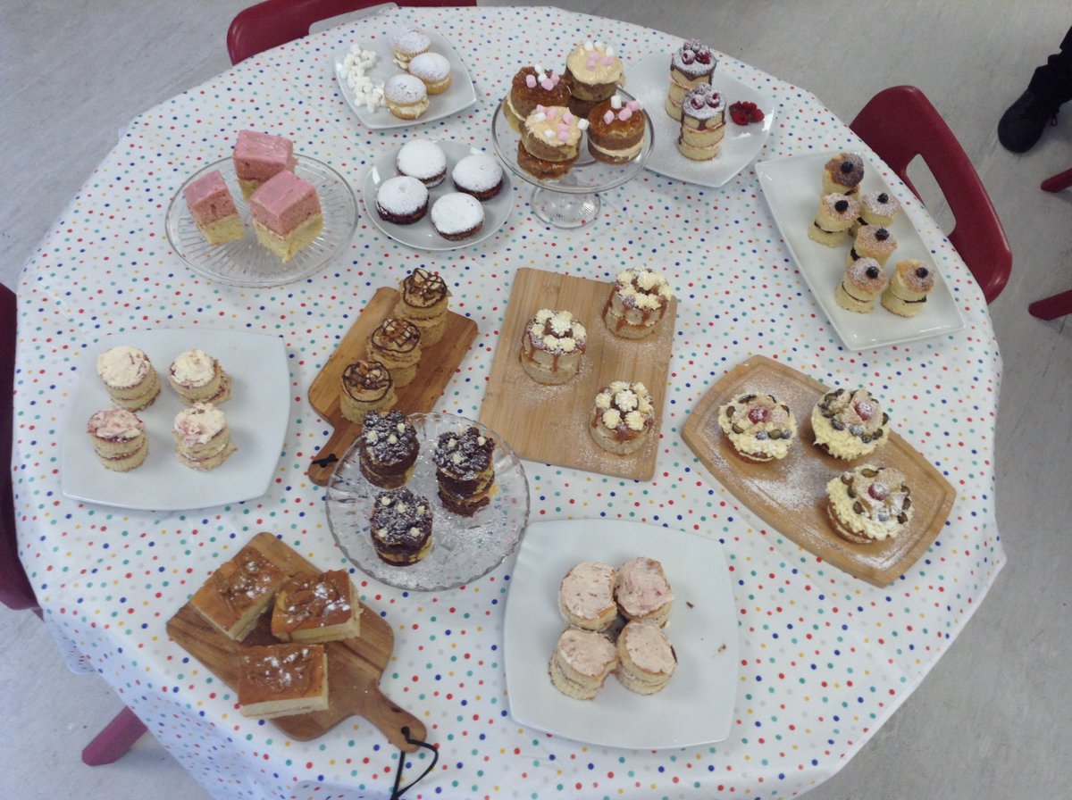 StKath’s DAT Dept (@dat_stkaths) on Twitter photo Yr 11 Food Preparation and Nutrition students competed in a <a href="/BritishBakeOff/">British Bake Off</a> style challenge last week.... mini sandwich cakes. What do you think <a href="/PaulHollywood/">Paul Hollywood</a> <a href="/PrueLeith/">Prue Leith</a>?🎂🧁🍰 Yr 11 Food Preparation and Nutrition students competed in a <a href="/BritishBakeOff/">British Bake Off</a> style challenge last week.... mini sandwich cakes. What do you think <a href="/PaulHollywood/">Paul Hollywood</a> <a href="/PrueLeith/">Prue Leith</a>?🎂🧁🍰