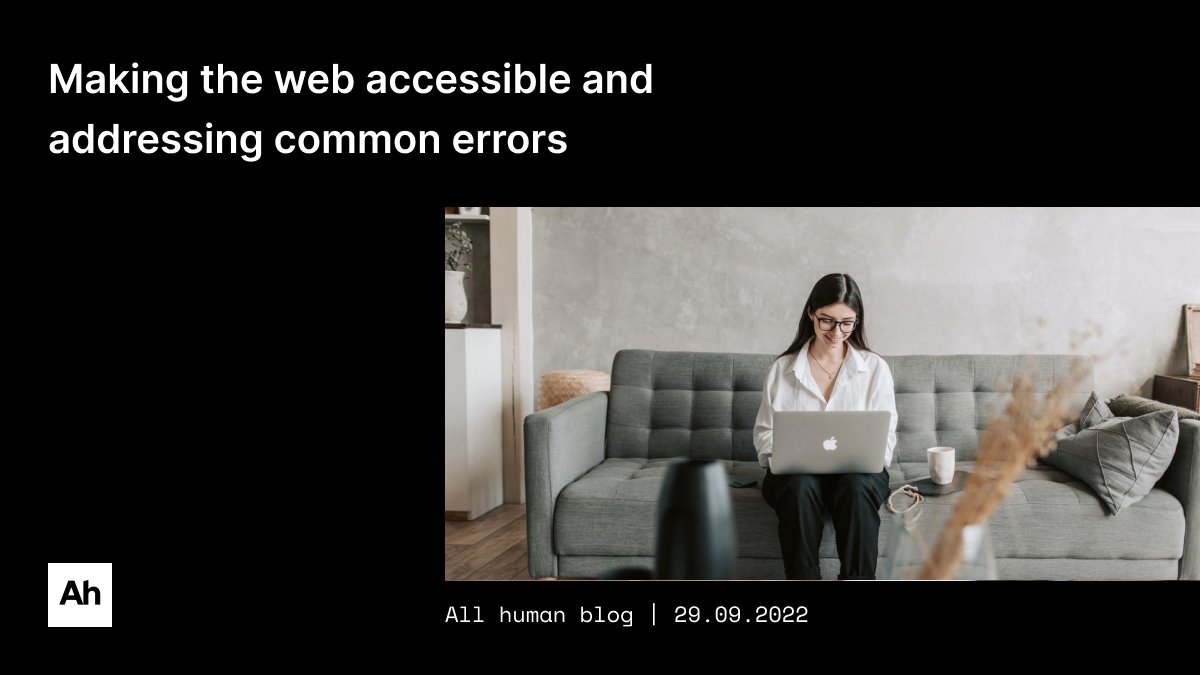 AllhumanAgency's tweet image. Over 1 billion people worldwide experience some form of disability. Many of them have issues accessing websites as a result. What can brands do to fix this? #webaccessibilty #digitalperformance
allhuman.com/blog/making-th…