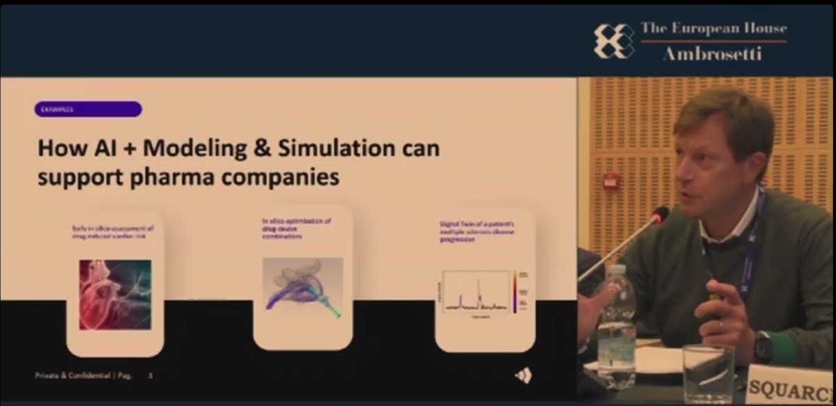 InSilicoTrials's tweet photo. Live now: Our CEO Luca Emili underlining how #modelingandsimulation can support #pharma companies at the panel Technology Transfer in Life Sciences during the Technology Forum Life Sciences Week 2022.
#lifesciences #insilico #technologytransfer #innovation #TFLS #TFLS2022 https://t.co/9NeF2GMjoE