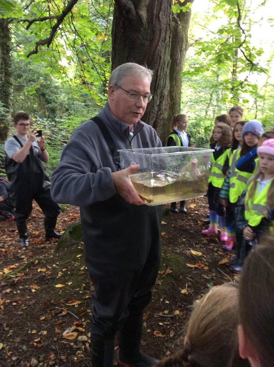 KilbarchanPS's tweet photo. P6/5 thoroughly enjoyed today’s activities. We learned about all the different life that existed in the Old Mill Lead and learned about their habitat. #STEMRen #STEM @ClydeRF https://t.co/I9PNCjkVET