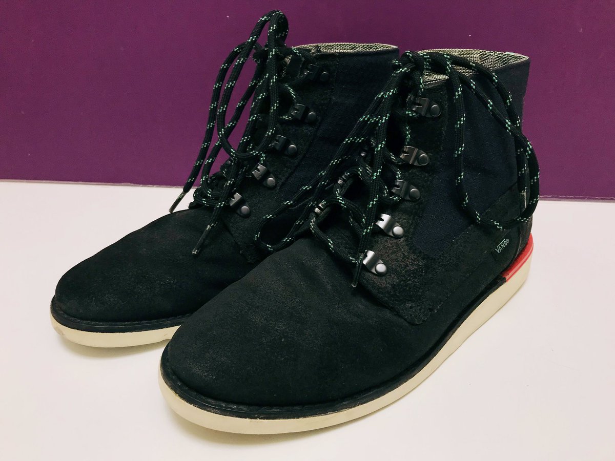 MindClifton's tweet photo. We have this lovely pair of Vans boots with Vibram soles in the shop at the moment - especially love the laces! 

#MyMindShop #Bristol https://t.co/OHWhhveoJU