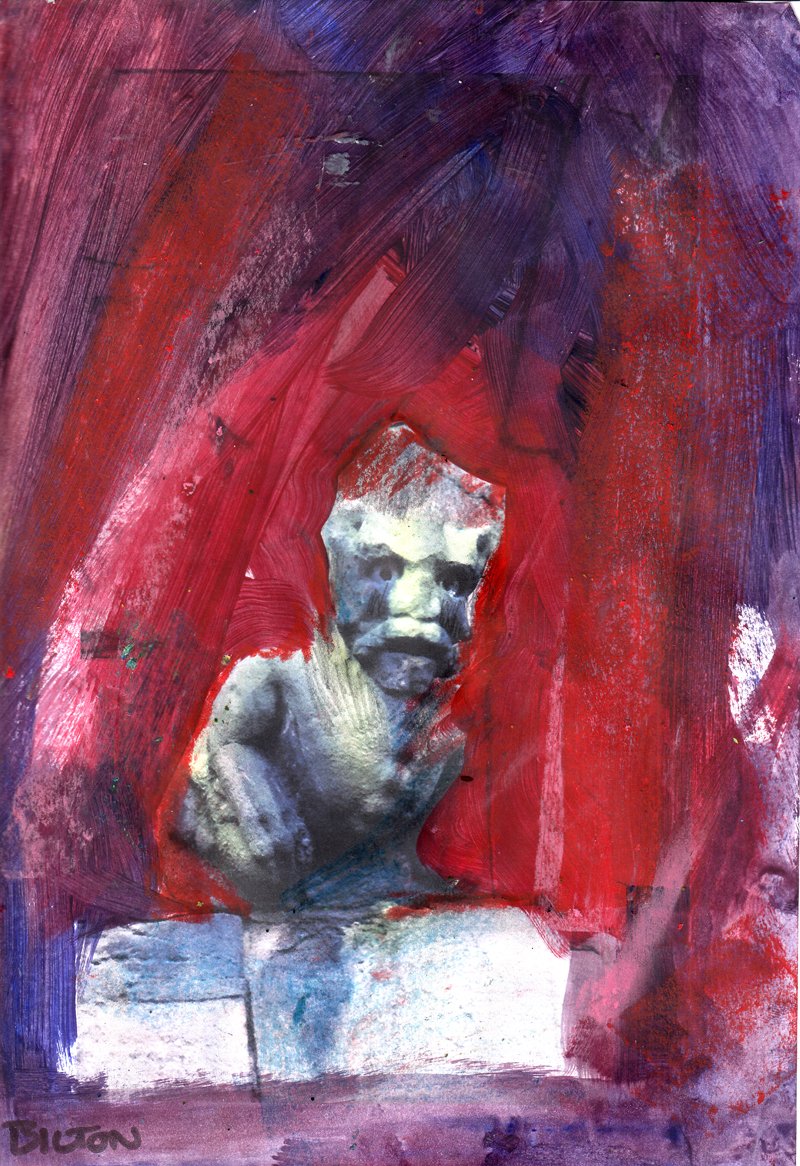 ChrisBilton3's tweet photo. The first flutteringβs of desire, the perennial fears of betrayal, the shame, the joy, the guilt of forbidden gargoyle love ....
#microfiction #abstractart #poetryandart #biltonmixedmedia #biltonart #dynamiccreativity #zappingart #dynamiccreativity #explosiveart #mixedmedia https://t.co/43AoPQ8lIs