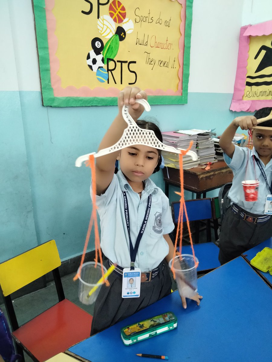 Students of Grade I enjoyed a lot to measure weight of different things using a simple balance.
<a href="/pkdhillon08/">ParamjeetKaurDhillon</a> 
<a href="/charuchhabra2/">Dr. Charu Chhabra</a> 
<a href="/JyotiBh28005578/">Jyoti Bhardwaj</a> 
<a href="/SDGsForChildren/">SDGs For Children</a> 
<a href="/KajalSh97224712/">Kajal Sharma</a> 
<a href="/KnpsIndia/">KNPS Phagwara India</a>