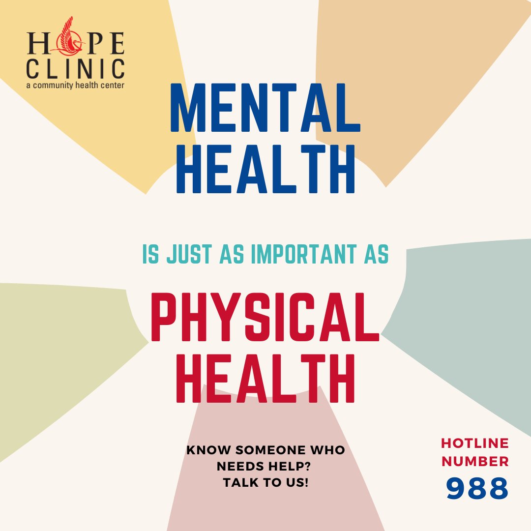 We HOPE to be able to accommodate your needs and the needs of your family! Call us for an appointment at 713.773.0803 #hopeclinic #mentalhealth #behavioralhealth #talkwithus #wesupportyou #healthylife For more information visit: hopechc.org