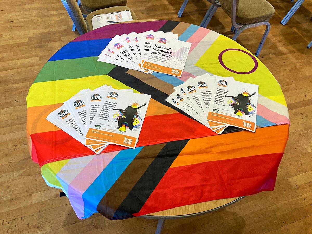 METROCharity's tweet photo. Our team had a fantastic day at the SN Hate Crime Networking Event promoting our LGBTQ+ youth group #METROsnap! #METROyouth https://t.co/iXIj4nWtoF