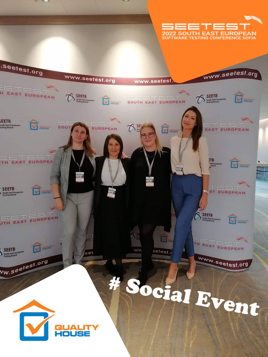 We are expecting you tonight to the Social Event! Come to get to know each other, exchange experiences, and enjoy the fun program together!
Where? 📌 Central Military Club, Sofia
When? Tonight at 8:00 PM

#socialevent #tonightparty #seetest #sofia #bulgaria #militaryclub