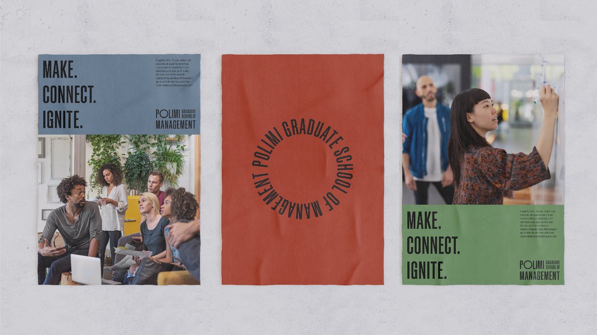 Interbrand's tweet image. 🏆 @reddot #2: @POLIMI_GSoM

Interbrand Milan moved the brand name from MIP to POLIMI, leveraging its proud history. The new identity reflects visually and verbally, the vibrancy of the school and its innovative approach.

 See the work here ➡️ bit.ly/3UO6QcA

#awards