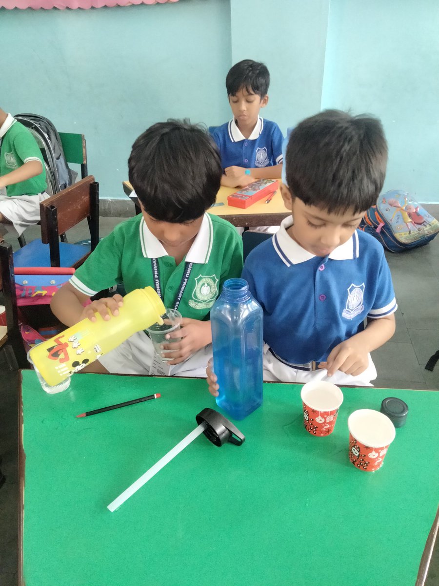 Students of Grade I energitically Compare capacity and Measure Capacity of water using different sizes of glasses, jug and water bottle to find how much water a large container and bottle can hold.
<a href="/pkdhillon08/">ParamjeetKaurDhillon</a> 
<a href="/charuchhabra2/">Dr. Charu Chhabra</a> 
<a href="/JyotiBh28005578/">Jyoti Bhardwaj</a> 
<a href="/RiseUp4SDGs/">SDG's : The Rising</a> 
<a href="/KajalSh97224712/">Kajal Sharma</a>