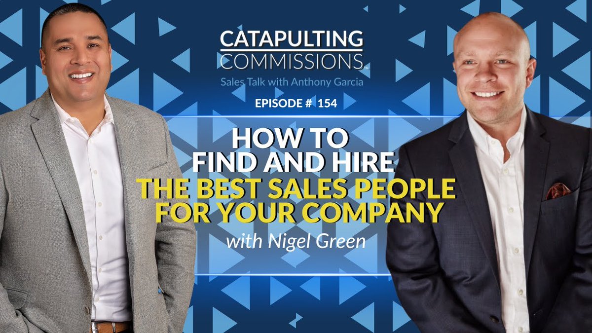 How to Find and Hire the Best Sales People For Your Company?  
buff.ly/3RlYbLz Via  Catapulting Commissions Sales Talk