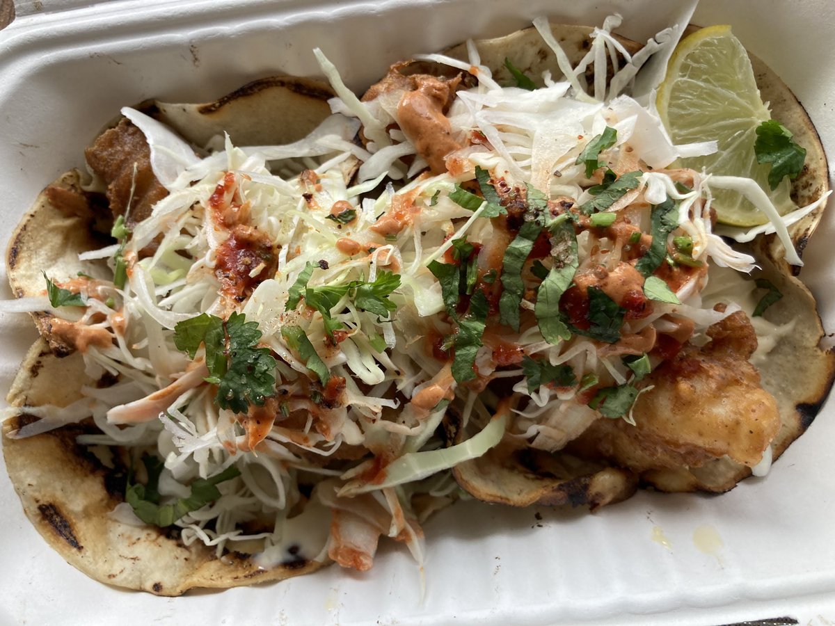 TippettLS's tweet image. Celebrated completing my first PhD Annual Progress Review with fish tacos and a salted caramel brownie today. 

What a life.