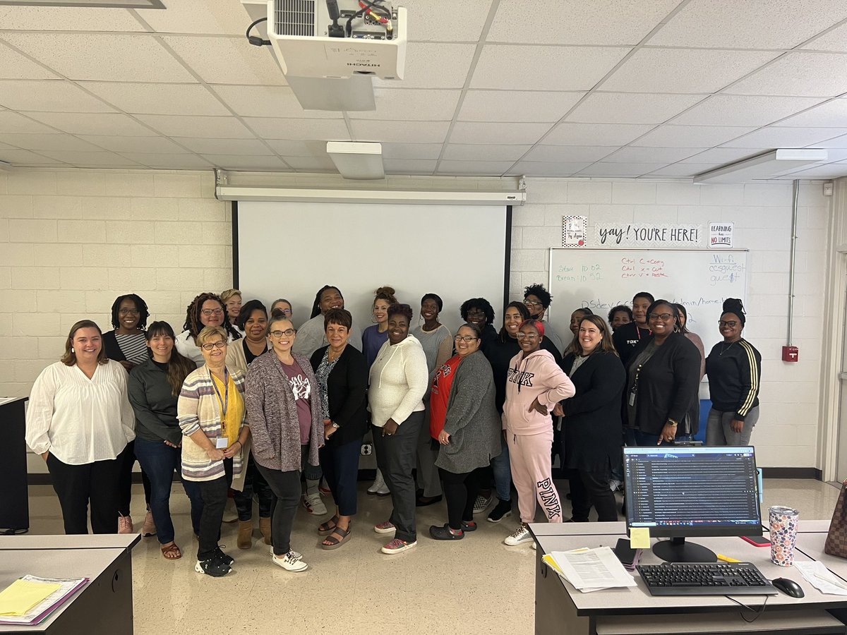 RorySpicer's tweet photo. Our 1st tweet is to congratulate the 1st group of Data Managers &amp; Back-Up Data Managers in the 22-23 school year to complete New Data Manager Training!  These Premiere Professionals attended 5 days of training to prepare them to serve the students and staff of CCS.
#SharetheGood https://t.co/1NIjtsJ5g5