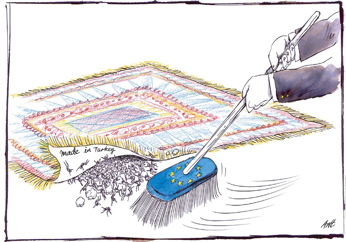 asso_le_crayon's tweet photo. We all know : Dénoncer ne suffit plus. Au bout du Crayon : Exilés, #migrants , #réfugiés 250 dessinateurs et @FranceCartoons avec Le Crayon.  L'Expo bilingue voyage en France &amp; Internat. sur call.@CPietralunga  @RimaAbdulMalak @LDH_Fr @MNHIParis @duQuai21 https://t.co/cUeNOt6TJ4