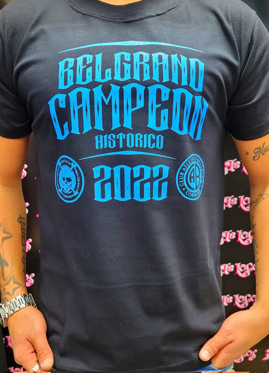 relocoscba's tweet photo. Para todos Los piratas está la remera del campeón!!! Llegate por qué vuelan 
#belgrano #campeón #relocos el más popular de Córdoba!!! https://t.co/6Tfk0EJQ32