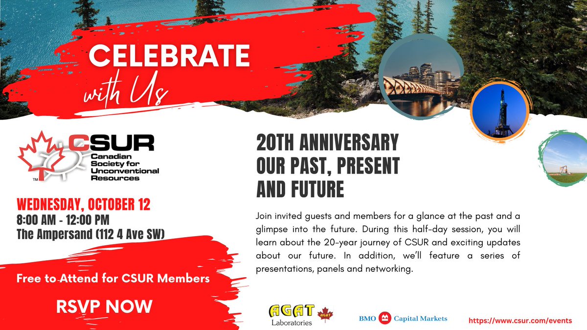 CSEEyyc's tweet image. REGISTER NOW at csur.com/events/#id=102…

#celebrate #Anniversary #CSURyyc #future #energy #evolving