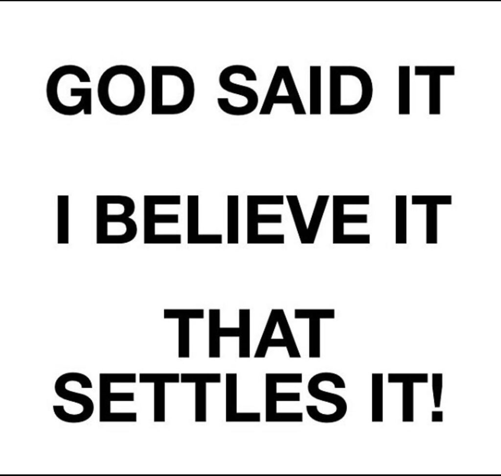 troubledontlast's tweet image. If it's in the Bible, I believe it. #trustgodsword

If God said it, He'll perform it. #trustgodswords

If God couldn't do it, He wouldn't have said it. #godswords

If God said it, He will do it.

God is not a human who lies or a mortal who changes His mi… instagr.am/p/CjGJAIULgvk/