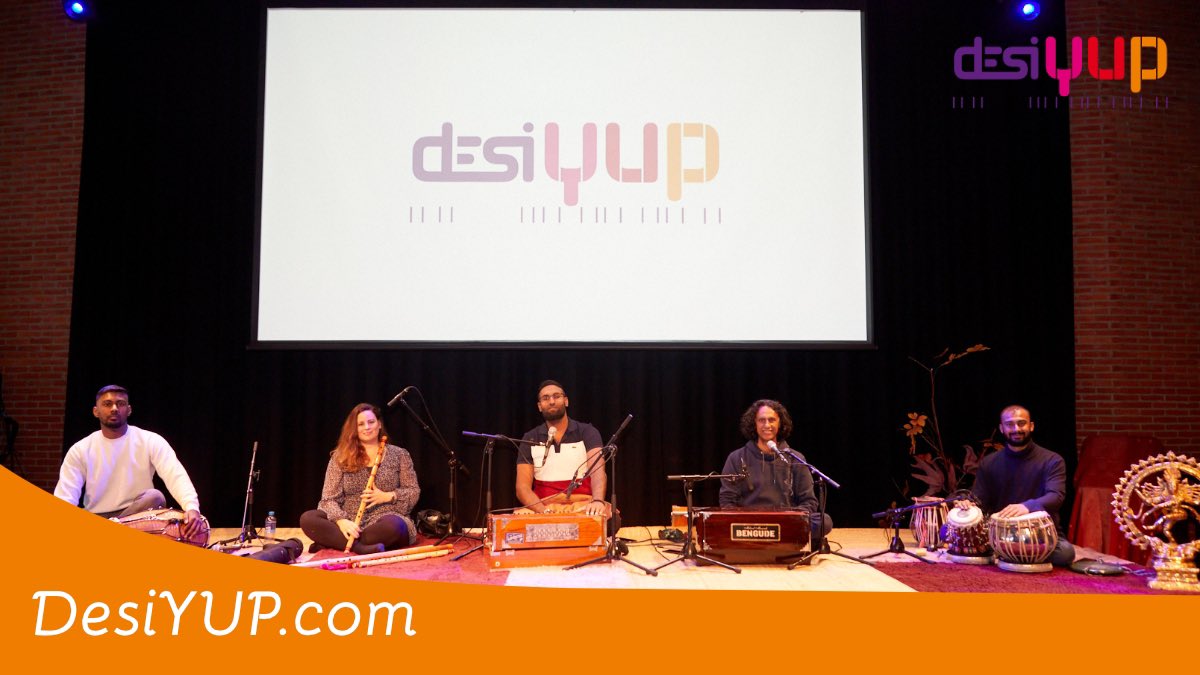 The members of our Rotterdam Gharana are stand-by for their soundcheck in preparation of tonight’s concert Muses of Mindfulness.
At the end of our concert we will go LIVE with a big announcement.

youtube.com/watch?v=r08DKv…

#desiyup
#dedoelen
#meaningfulmusic
#rotterdam