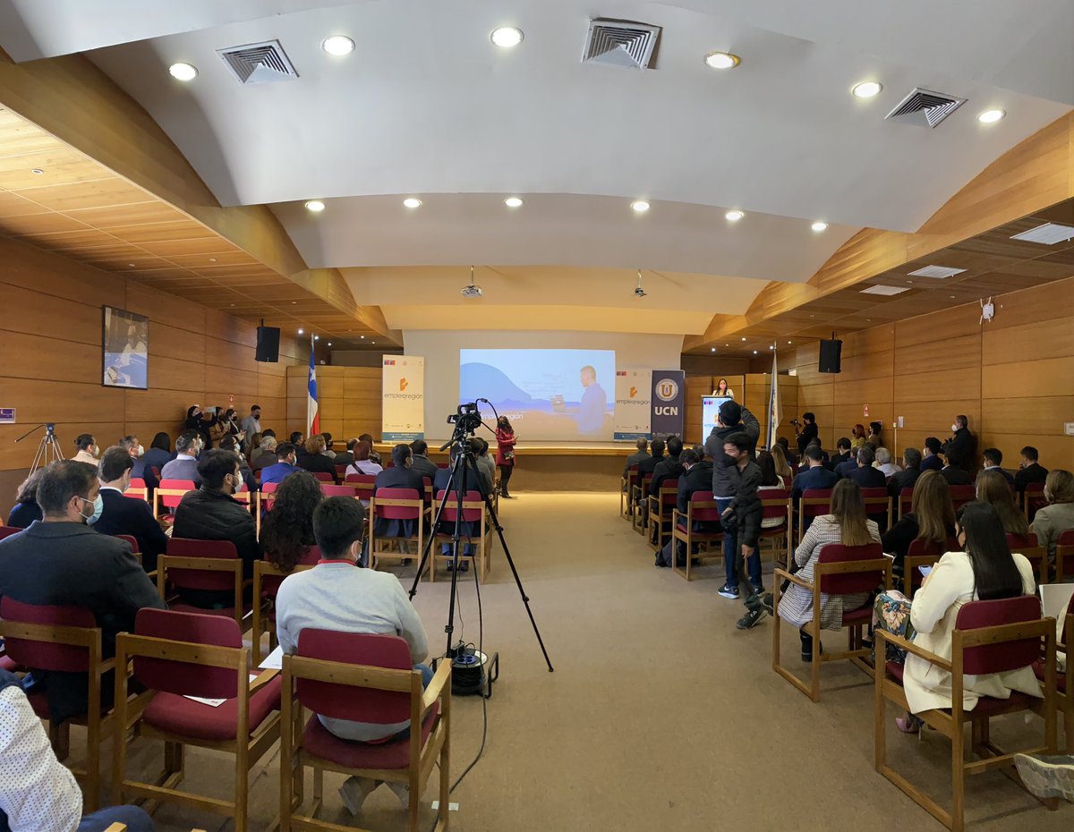 ¡Ya estamos presentes en la ceremonia de inauguración del portal de empleabilidad <a href="/EmpleoRegion/">Empleo Región</a>! Junto a nuestro gerente general <a href="/recc27/">Raul Catalan Castro</a>, orgullosos de ser parte y potenciar la ejecución de uno de los proyectos más importantes del norte de #Chile