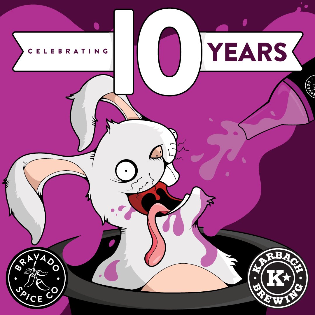 YOU’RE INVITED! 🪄 Celebrate 10 YEARS of Bravado Spice Co. as we enter a new decade of magic! More party info and link to RSVP here: bit.ly/3dR2TTI