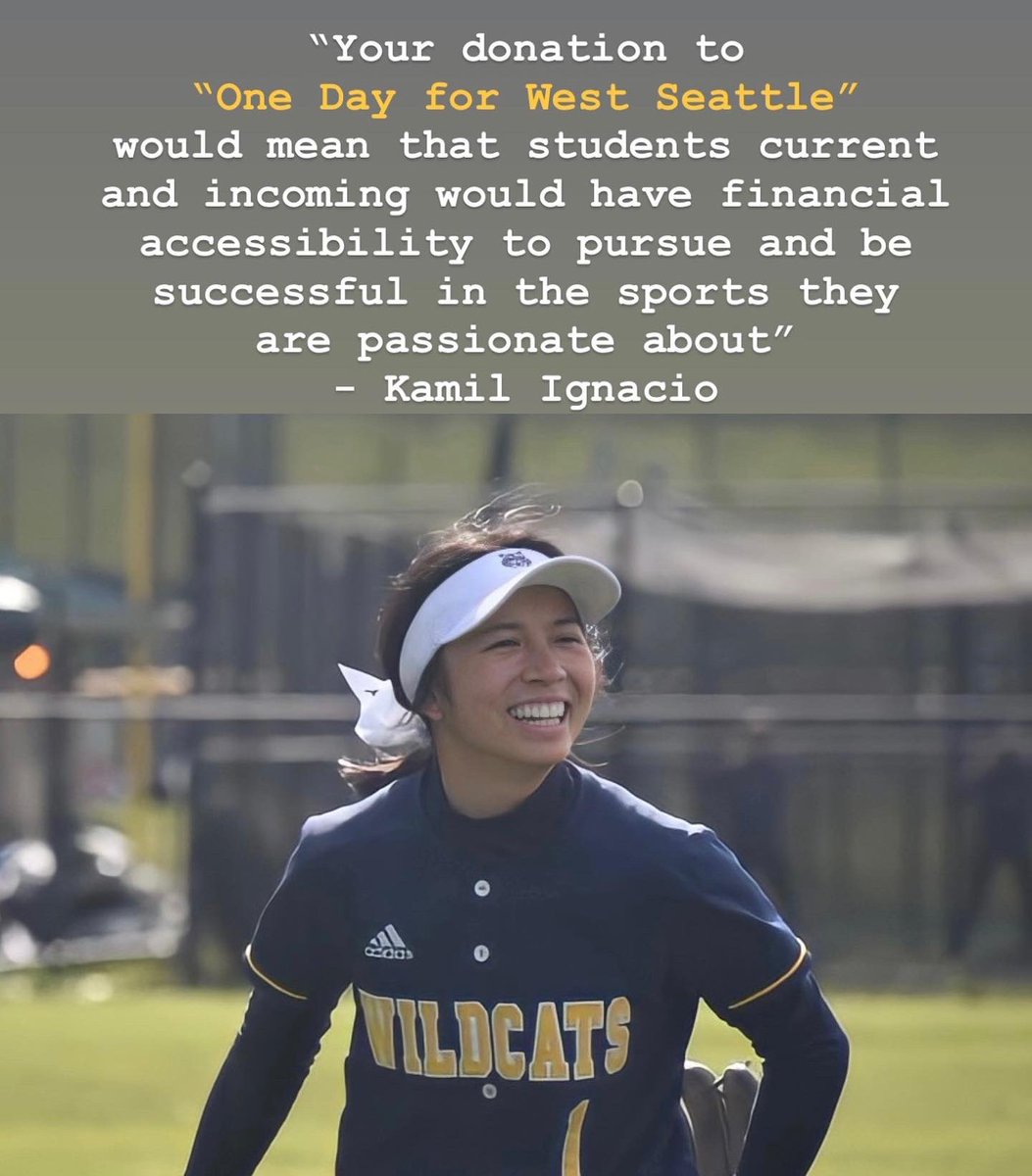 Student Stories: Kamil Ignacio 
“One Day for West Seattle”
Friday, October 7th
Donation link in Bio! 😼🐾
#WestSeattle #GoWildcats #BleedBlue #noplacelikewestseattle <a href="/westseattleblog/">West Seattle Blog</a> <a href="/WSSportsBlog/">Westside Sports Blog</a>