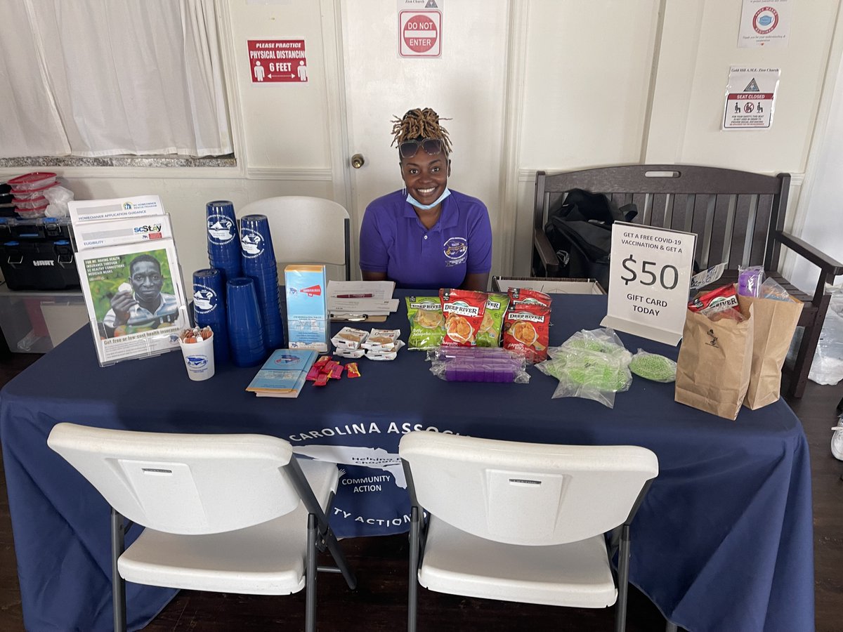wearescacap's tweet image. Gold Hill AME Zion Church in Lancaster, SC Resource &amp;amp; Vaccine clinic. DHEC vaccinate over 36 persons.
#SCACAP #CovidVoices #StopTheSpreadOfCOVID19 #DHEC #36vaccinate #DemonieClosetforkids