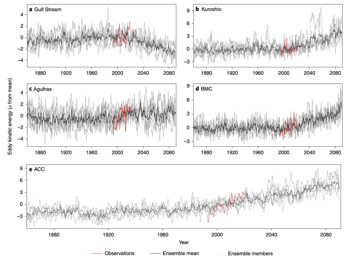 A nice study by Nathan Beech tells about how ocean eddy activity will change in a warming world, using AWI-CM CMIP6 output.nature.com/articles/s4155…