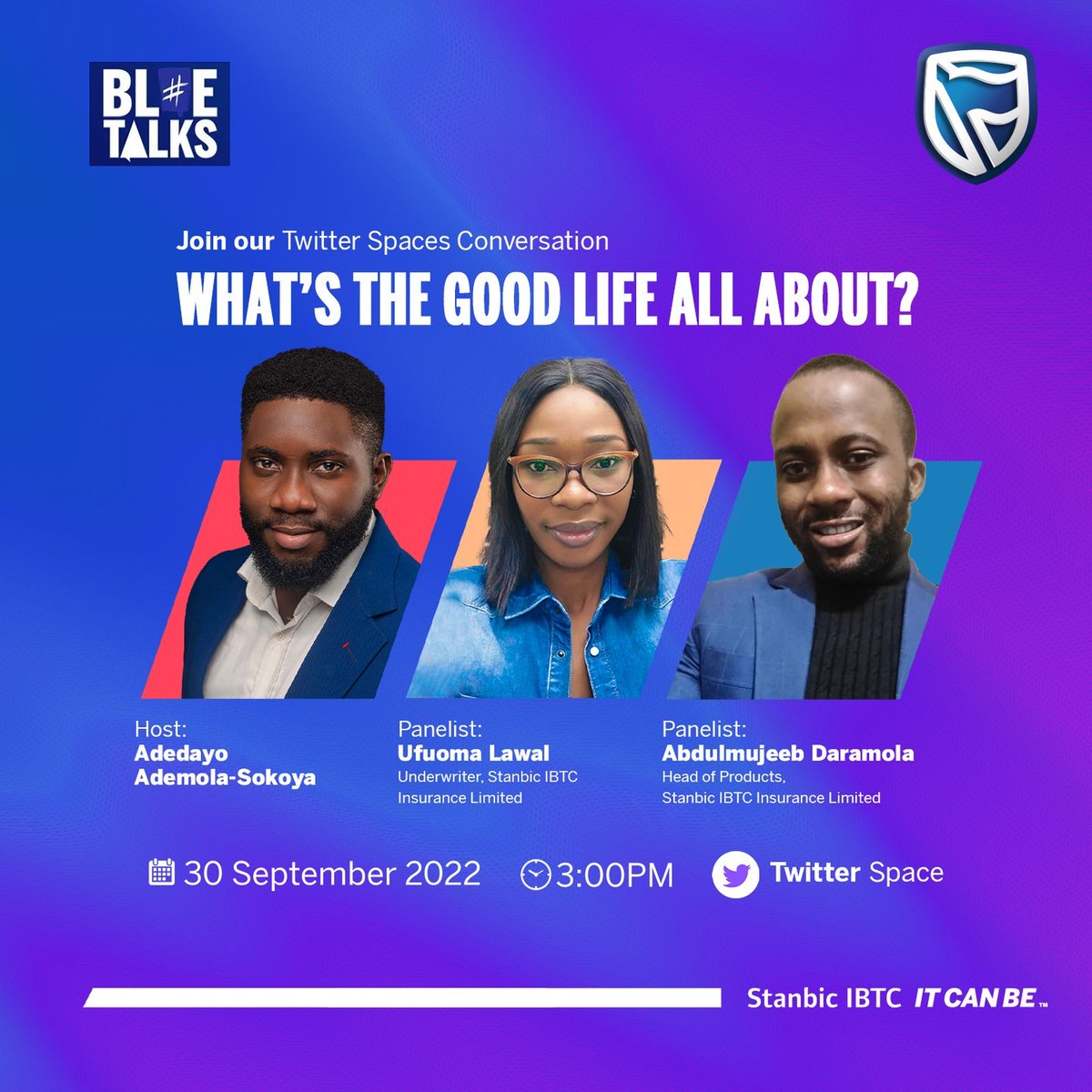 HiFLNigeria's tweet photo. #Repost @StanbicIBTC
The good life is calling!
Find out what it has in store for you by 3PM today.
Join the conversation on our Twitter pages.
#InsuranceCoverMe
#ITCANBE
#HiFLNigeria
#HiFL2022
#HiFLStanbicIBTC2022 https://t.co/YUcR4p1Eyn
