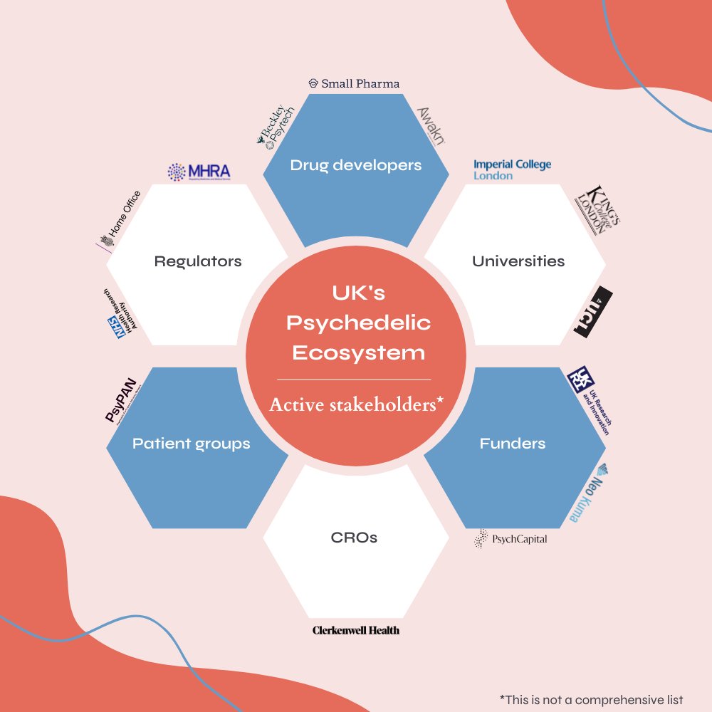 mndfrwrd's tweet photo. 'With the heritage of psychedelic research, policymakers’ appetite for innovation and a culture of risk-taking among investors...emergence of a psychedelic ecosystem in the UK was inevitable.'

@Clerkenwell_UK maps the domestic landscape and its investors: https://t.co/22vaQg8Tql https://t.co/NzNzwRrVxk