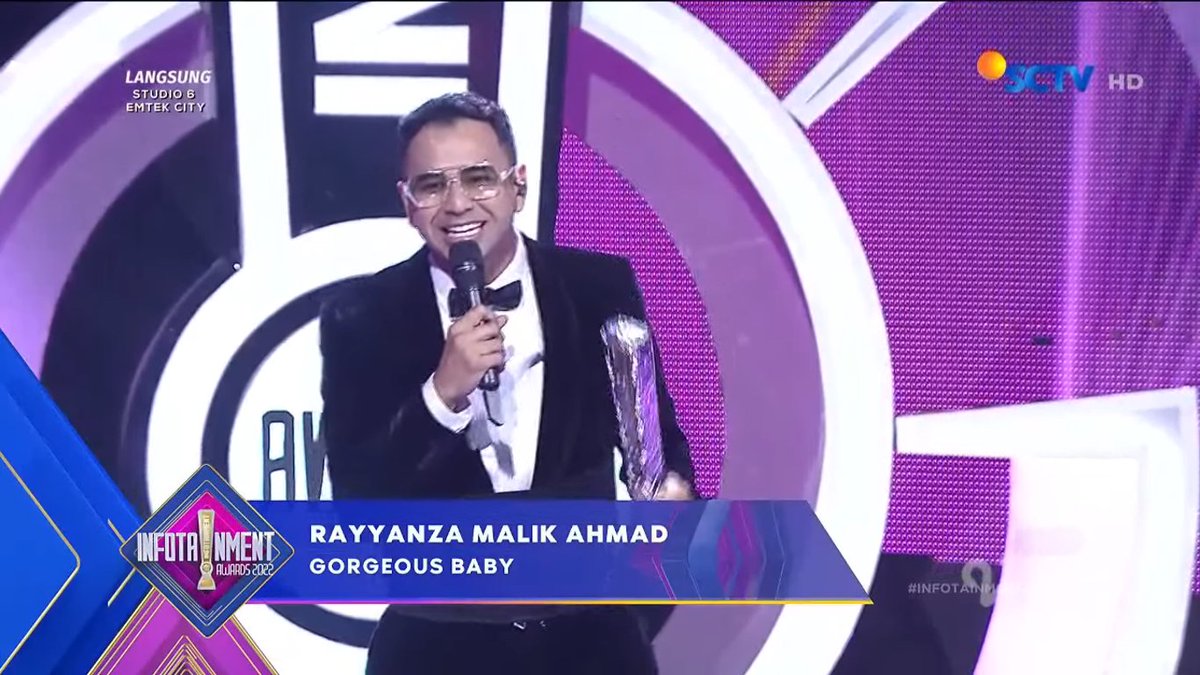 Selamat kepada dedek bayi tergemas, Rayyanza Malik Ahmad! Debay lucu ini menang kategori GORGEOUS BABY~🏆👶

Siapa nih yang tercipung-cipung?🥰😍

#InfotainmentAwards2022
