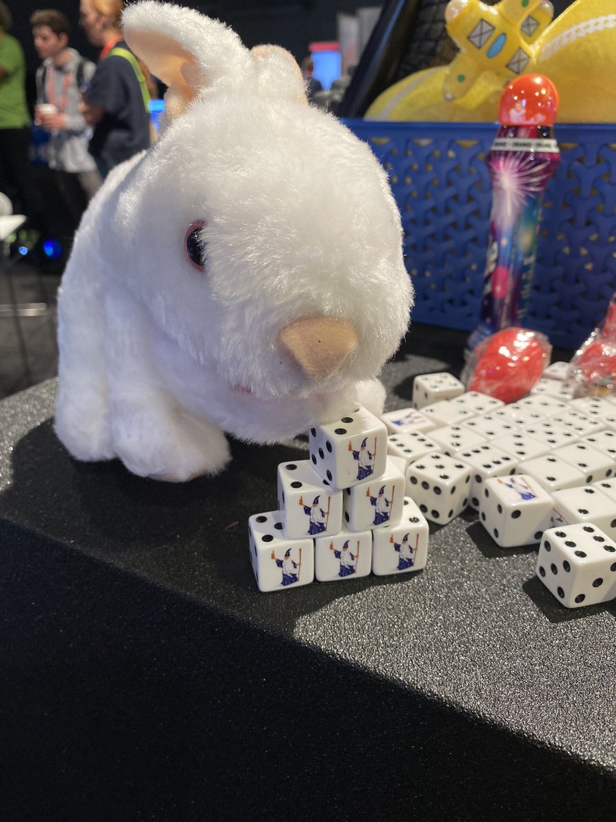 eljefe83's tweet photo. Our Wizard dice are being guarded by a beast so foul and cruel that no man has fought with it yet and lived! #SpiceWorld2022 #SpiceWorldHybrid #EatonGetsIT https://t.co/FEKScYtzfV