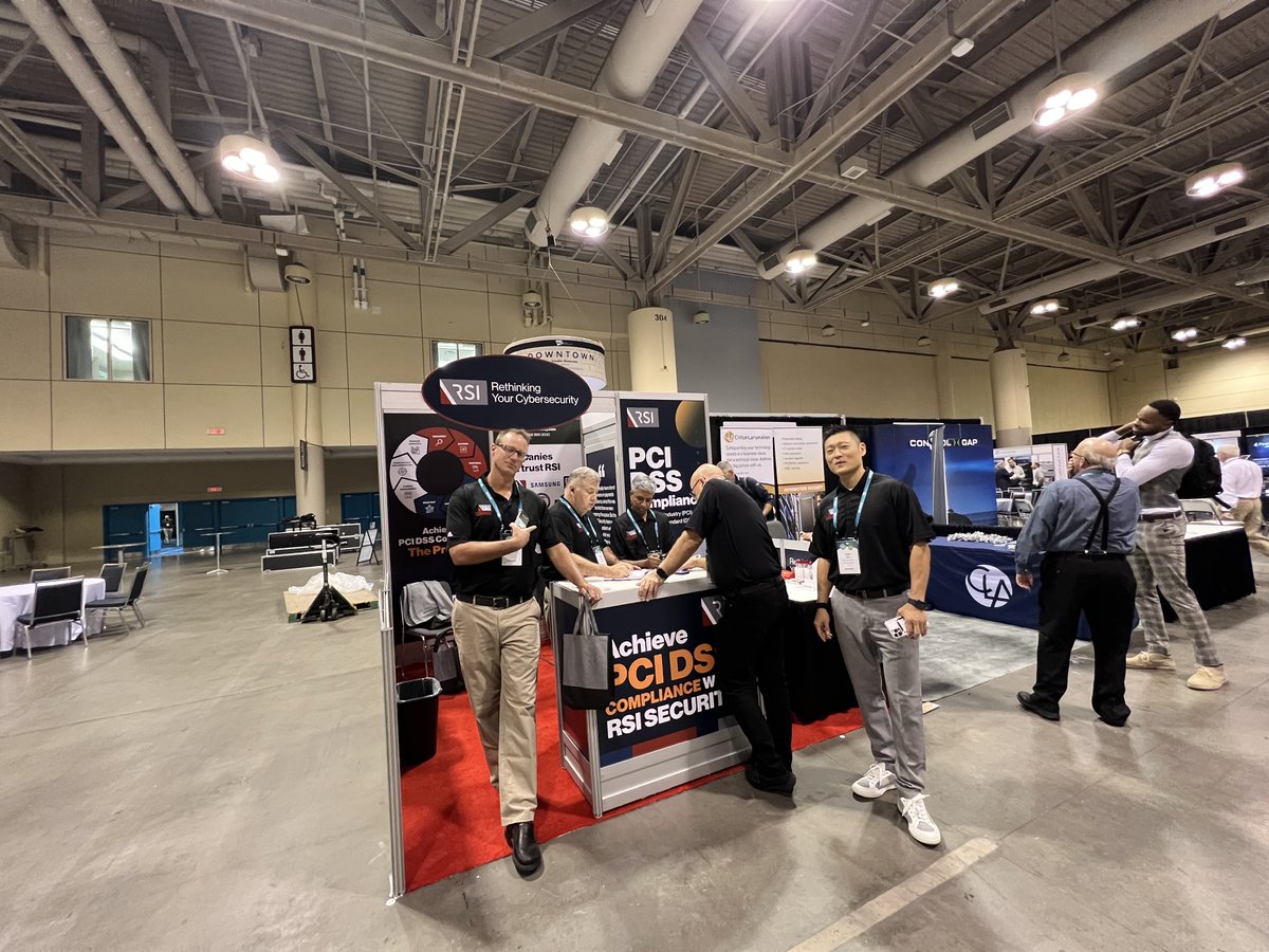 rsi_security's tweet image. Our cybersecurity warriors recently traveled to #PCINACM2022 as an exhibitor! 

#teamdevelopment #hiring #remotepositions #cybersecurity #cybersecurityengineer #cybersecurityanalyst #cybersecurityconsultant

Check out more about our PCI compliance services rsisecurity.com/compliance-adv…