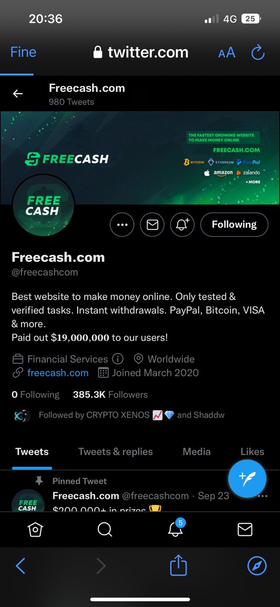 Ghisefire6's tweet photo. @freecashcom Done https://t.co/CQtI3ugkRC