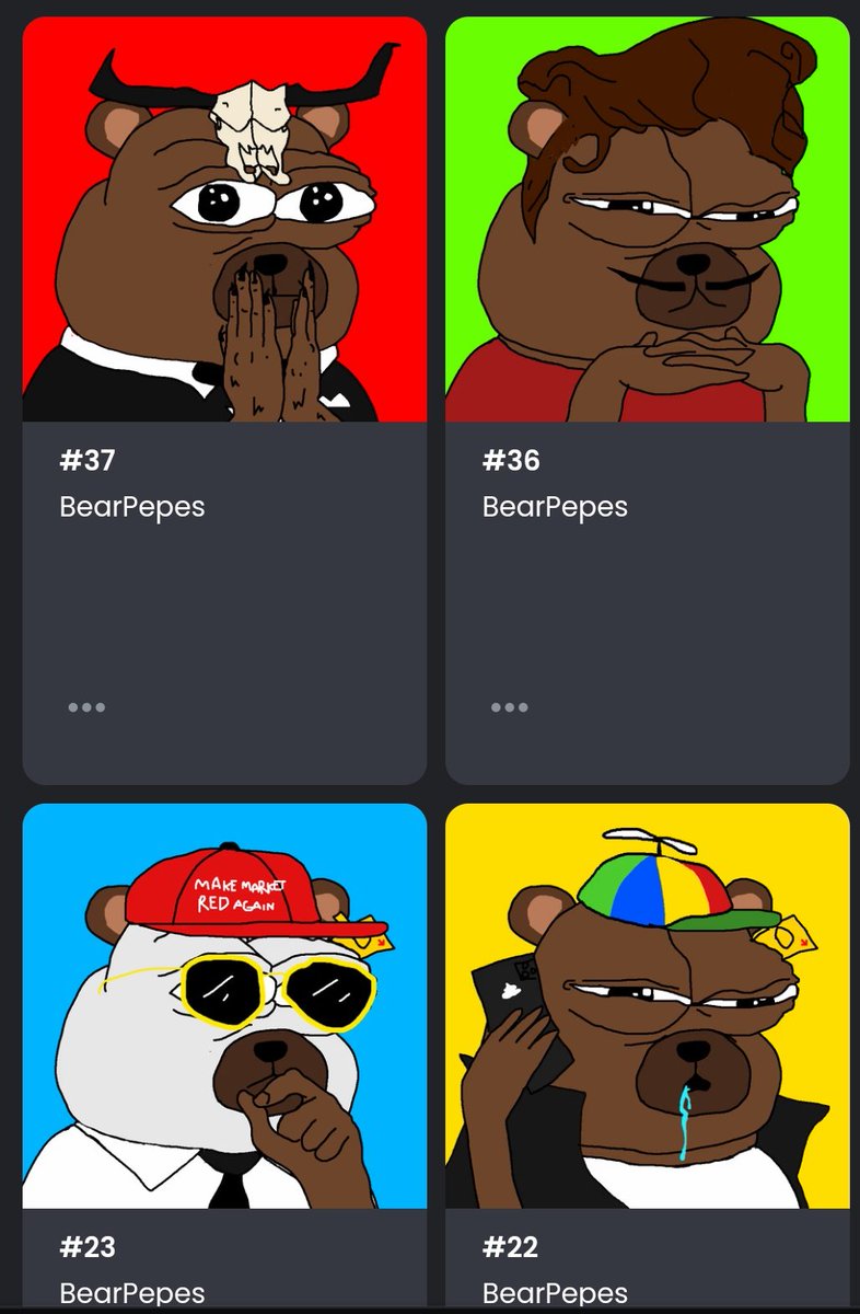 r0achg0dd's tweet photo. @StackSatsBTC @BearPepes @MAPS LfBearPepeeeeeeeeeee https://t.co/Bbut2oqozR