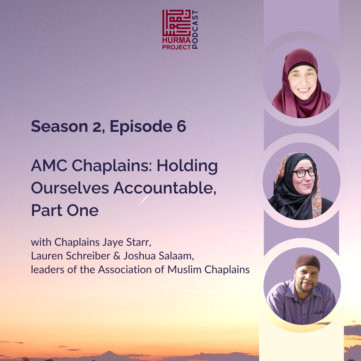 hurma_project's tweet image. Season 2 Episode 6 of the #HurmaProjectPodcast available now!
&quot;AMC Chaplains: Holding Ourselves Accountable, Part One&quot; is available on your podcast app now ⚡️ Also available on the HPP website: hurmaproject.com/podcast/
@AMChaplains