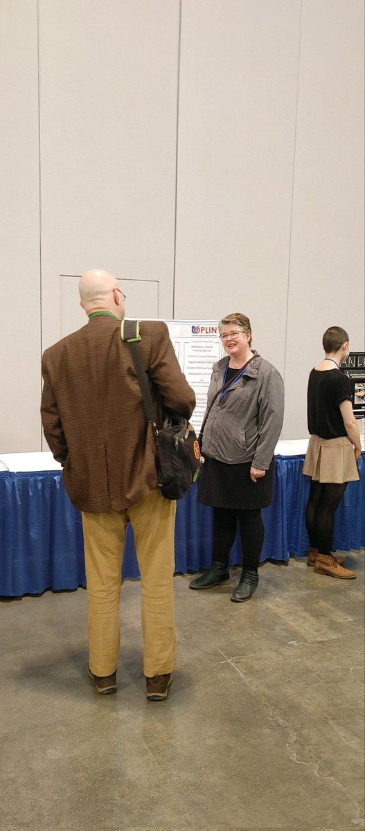 OPLIN's tweet photo. Want to be a digital navigator? Christine's poster session is happening NOW.
#olc22 https://t.co/vdhiDyUy6u