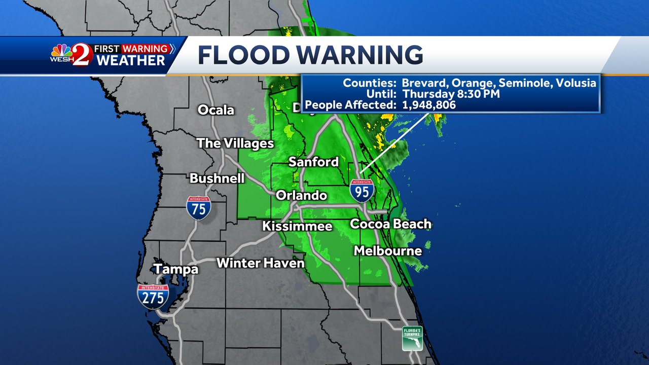 Alex Alecci on Twitter "A flood advisory has been posted for Orange