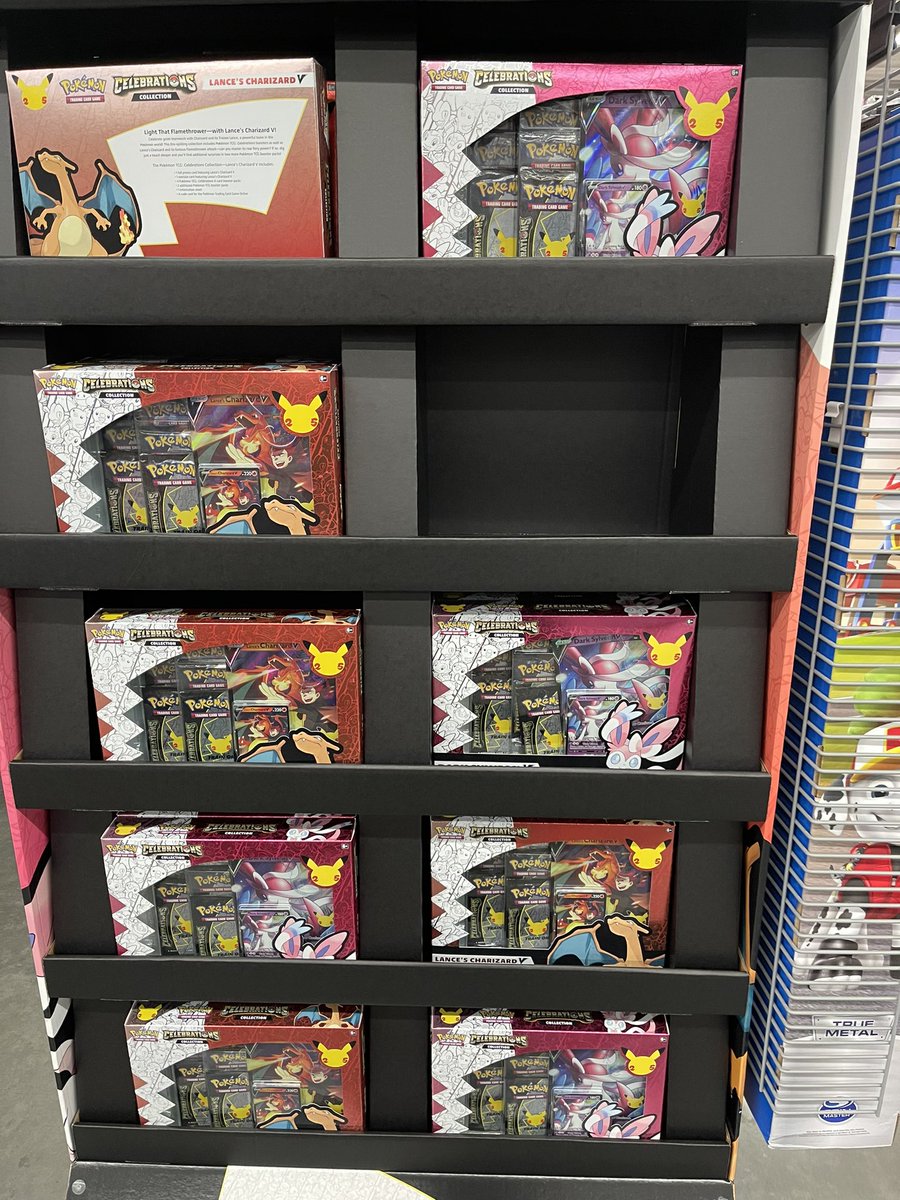 PokemonTCG559's tweet photo. Need Celebrations? Shaw/Brawley Wal-Mart right now. https://t.co/cDrglzj4qj