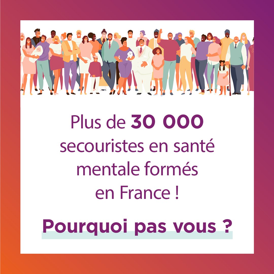 Premiers Secours en Santé Mentale - France tweet media