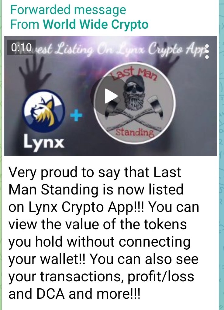 lastm3042's tweet photo. Wow we landed our first big listing.  Check us out on @LynxCryptoApp https://t.co/kGT82d8ccu