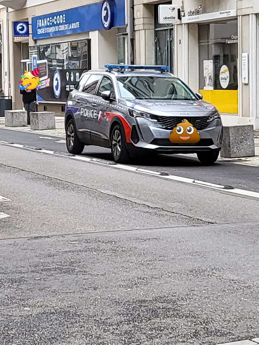 ladylazarus68's tweet photo. La ville de @mulhouse fait une campagne d'affichage pour rappeler que les pistes cyclables ne sont pas des parkings. Mais pas pour tout le monde apparemment. Quel bel exemple : si la #police le fait, pourquoi pas tout le monde... #foutagedegueule https://t.co/ApkuZV9PSs