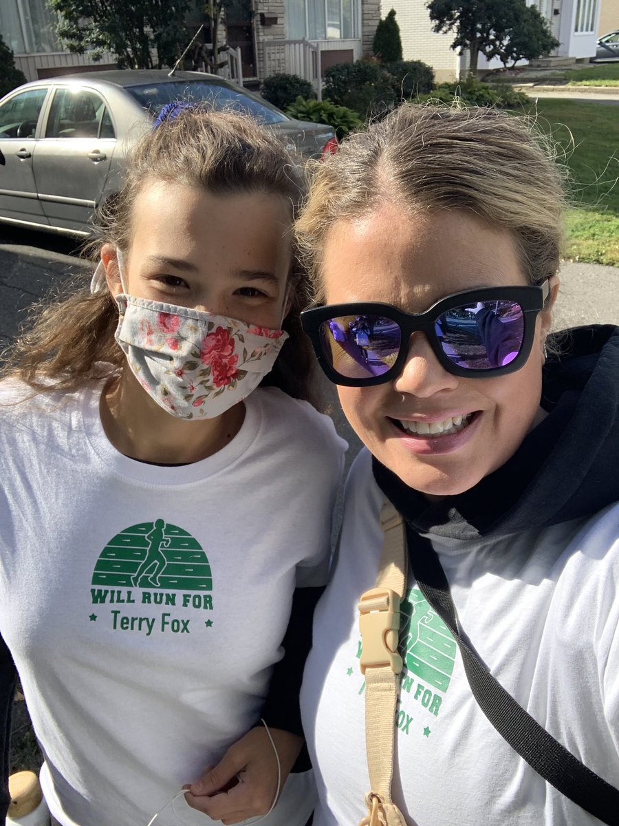 jcurriesclass's tweet photo. What a perfect day for a #TerryFoxRun The Inclusion Crew had a blast walking for a great cause @StPiusXOCSB #RunForTerry #CancerResearch https://t.co/H5P1nYCnDw
