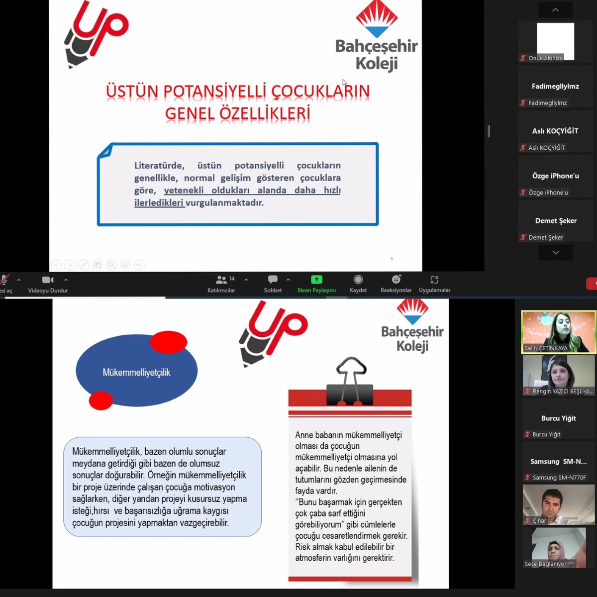 Üstün Potansiyeli Keşif ve Eğitim Programı veli bilgilendirme semineri velilerimizin katılımı ile gerçekleştirilmiştir. Katılım gösteren velilerimize teşekkür ederiz. ❤️💙

<a href="/BaharBrbr/">Bahar Berber Akhan</a>