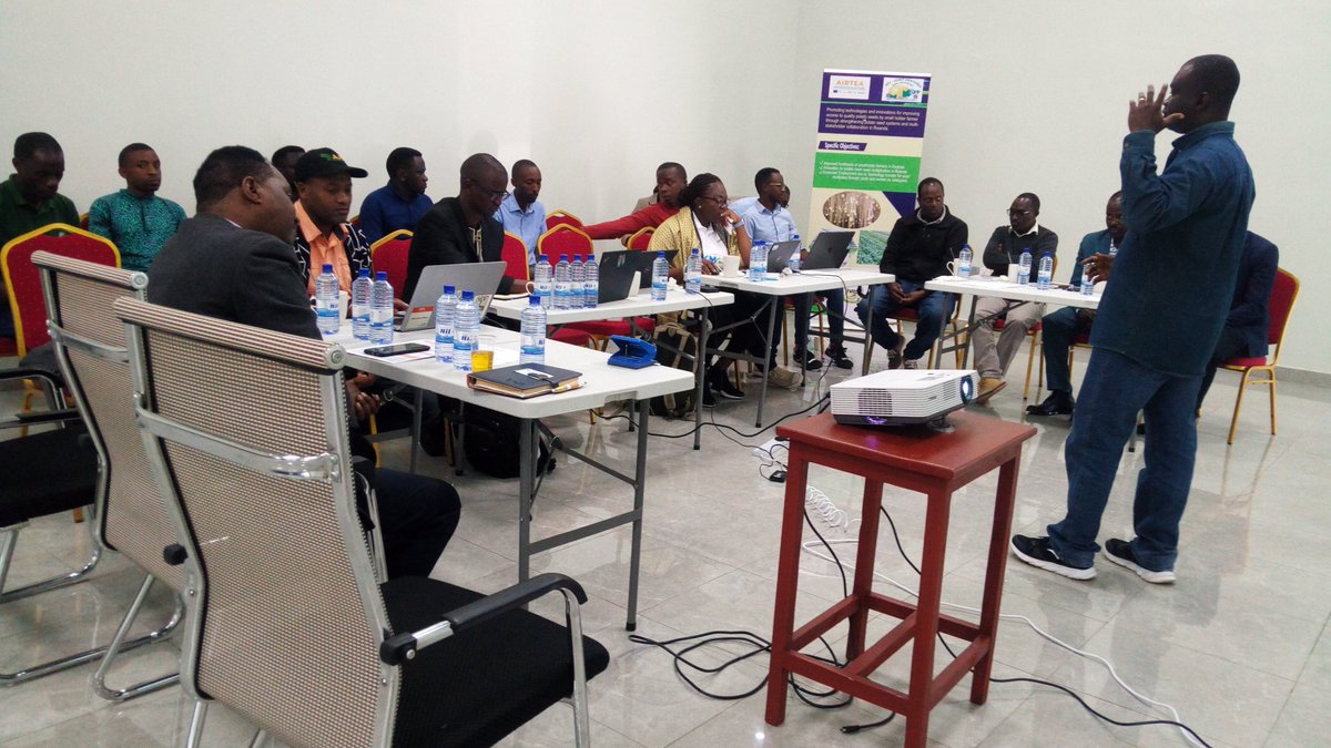 EGSP2020's tweet photo. It's a pleasure to receive the team from #AIRTEAProject to day. The implementing partners ( @spf_ikigega @RwandaAgriBoard @INES_Ruhengeri and @EGSP2020) discussed on the progress of implemention of strengthening seed potato value chain in Rwanda . https://t.co/qcjwftdvGa